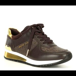 Michael Kors Allie wrap trainers sneakers.  Brand new in box.